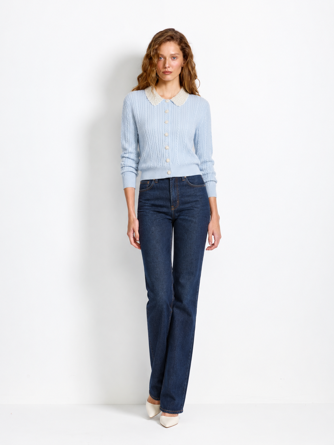 Aveline Cable Knit Cardigan