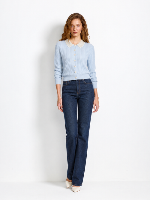 Aveline Cable Knit Cardigan