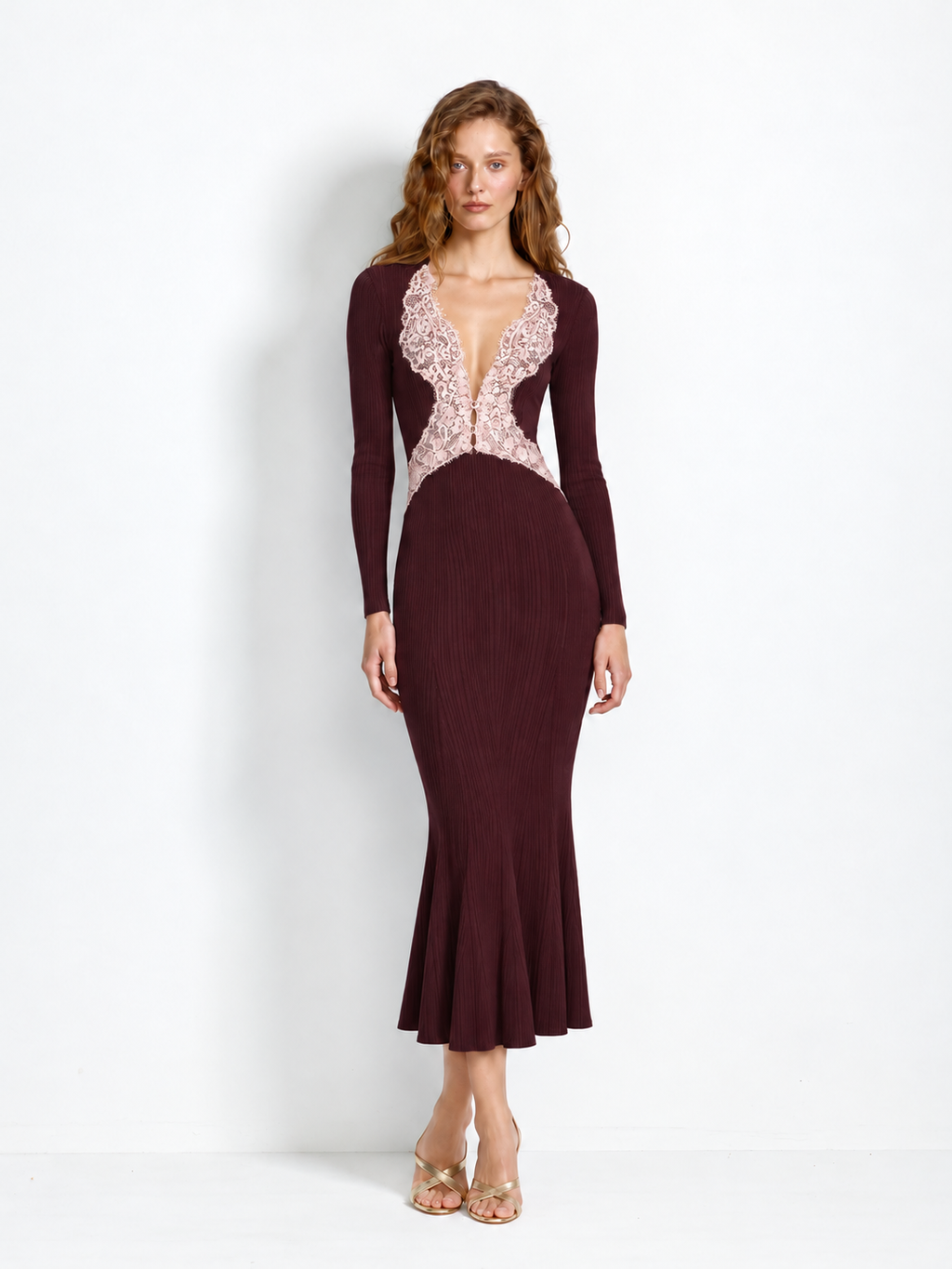 Seraphine Lace Midi Dress