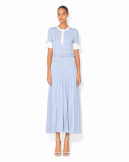 Celeste Pleated Midi Dress