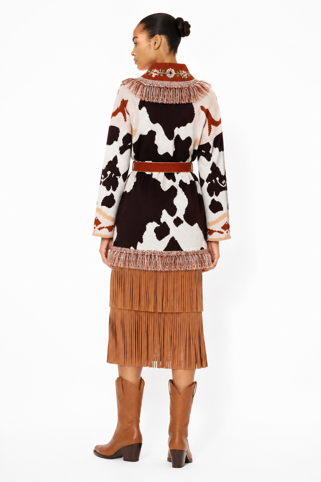 Tamara Fringe Knit Jacket