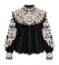 Céline Embroidered Blouse