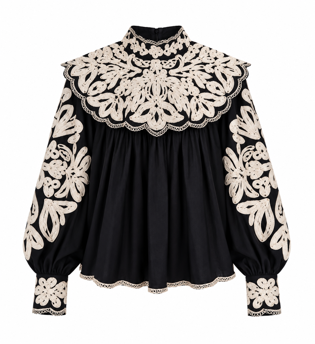 Céline Embroidered Blouse