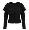 Mina Crochet Collar Cardigan