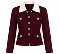 Gina Knit Cardigan – Burgundy