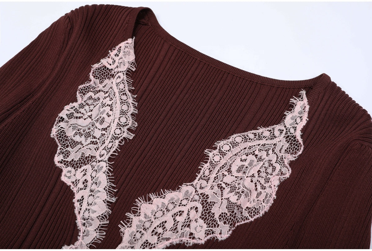 Seraphine Lace Midi Dress
