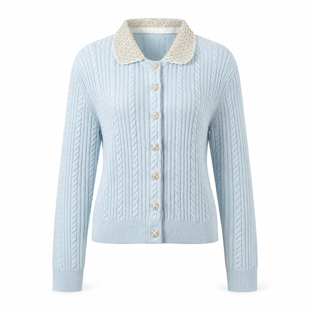Aveline Cable Knit Cardigan